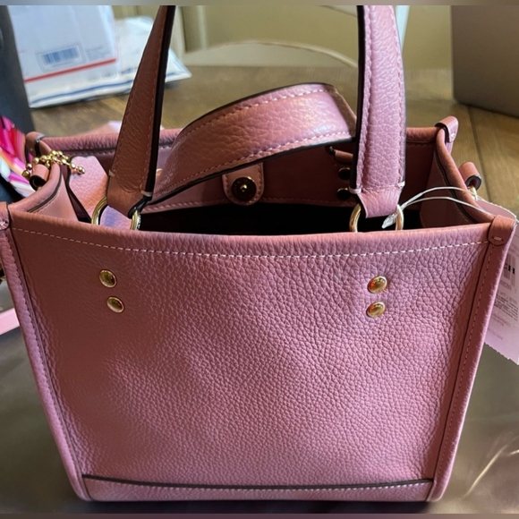 COACH Dempsey Crossbody Tote 22 True Pink NWT - Picture 2 of 11
